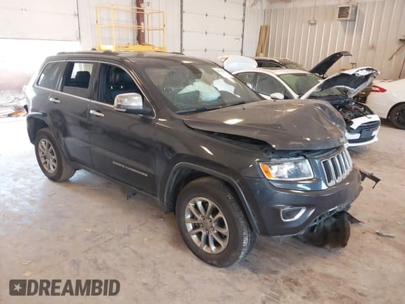 ✅ 2015 Jeep Grand Cherokee Limited • VIN: 1C4RJFBG0FC854611 • Lot: 42915098. Listed on IAAI with 144,057 mi. Free auction sales archive from the USA and detailed vehicle history report at DreamBid. Image 1.