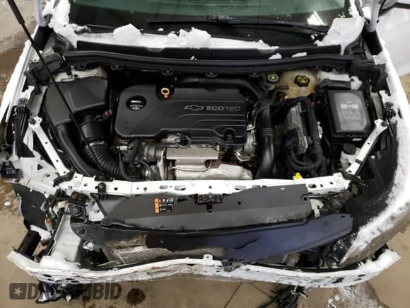 ✅ 2017 Chevrolet Cruze LT • VIN: 3G1BE6SM6HS590196 • Lot: 36762483. Listed on Copart with 100,275 mi. Free auction sales archive from the USA and detailed vehicle history report at DreamBid. Image 11.