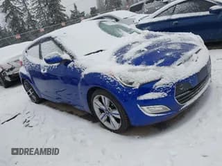 ✅ 2014 Hyundai Veloster • VIN: KMHTC6AD0EU186563 • Lot: 41572856. Wystawiony na IAAI z przebiegiem 156 227 mil. Bezpłatny archiwum sprzedaży aukcyjnych z USA i szczegółowy raport historii pojazdu na DreamBid. Zdjęcie 1.