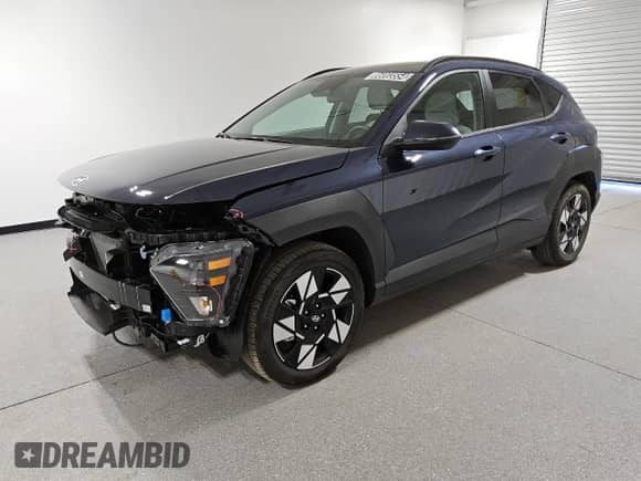 2025 Hyundai Kona SEL with VIN KM8HB3AB8SU217124, listed as a Copart auction lot 86003554 with 3,005 mi miles and Clean title. Bid and sale history available at DreamBid. Image 1.