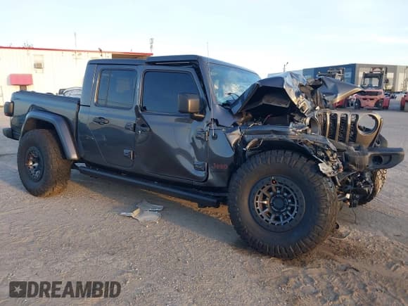 ✅ 2021 Jeep Gladiator Mojave • VIN: 1C6JJTEGXML573329 • Лот: 42718861. Опубликован ранее на IAAI с пробегом 35 555 миль. Бесплатный доступ к архиву аукционных продаж из США и подробный отчёт об истории автомобиля на DreamBid. Изображение 1.