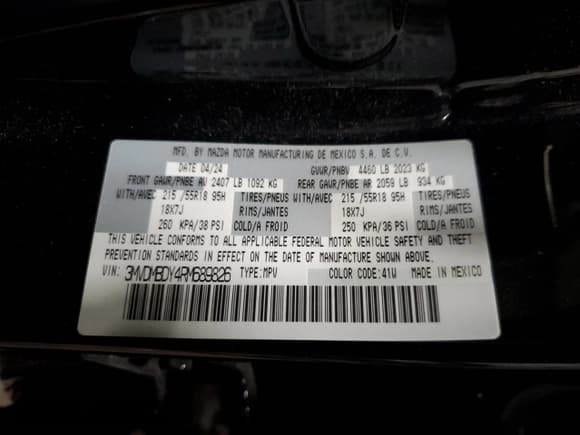 ✅ 2024 Mazda CX-30 Premium • VIN: 3MVDMBDY4RM689826 • Лот: 43533135. Опубликован ранее на Copart с пробегом 10 372 миль. Бесплатный доступ к архиву аукционных продаж из США и подробный отчёт об истории автомобиля на DreamBid. Изображение 14.