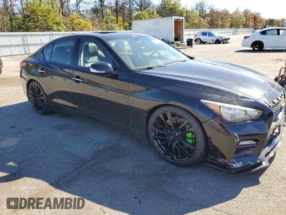 ✅ 2016 Infiniti Q50 Red Sport 400 • VIN: JN1FV7AR1GM451509 • Lot: 82536585. Listed on Copart with 16,832 mi. Free auction sales archive from the USA and detailed vehicle history report at DreamBid. Image 4.