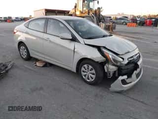 2016 Hyundai Accent SE with VIN KMHCT4AE1GU028362, listed as a IAAI auction lot 43616502 with 99,278 mi miles and . Bid and sale history available at DreamBid. Image 1.