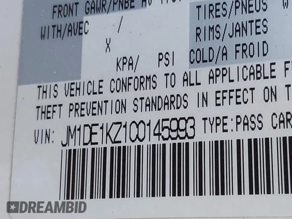 ✅ 2012 Mazda 2 Sport • VIN: JM1DE1KZ1C0145993 • Lot: 42863424. Wystawiony na IAAI z przebiegiem 118 650 mil. Bezpłatny archiwum sprzedaży aukcyjnych z USA i szczegółowy raport historii pojazdu na DreamBid. Zdjęcie 9.