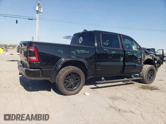 2024 Ram 1500 Limited with VIN 1C6SRFHT4RN224394, listed as a Copart auction lot 70290485 with 38,446 mi miles and Salvage title. Bid and sale history available at DreamBid. Image 3.