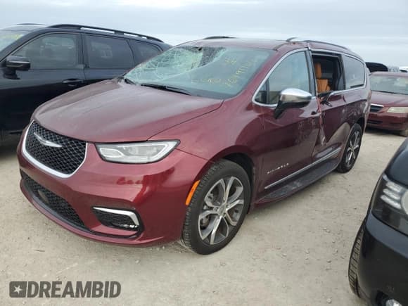 ✅ 2023 Chrysler Pacifica Pinnacle • VIN: 2C4RC3PGXPR500380 • Лот: 76491104. Опубликован ранее на Copart с пробегом 3 070 миль. Бесплатный доступ к архиву аукционных продаж из США и подробный отчёт об истории автомобиля на DreamBid. Изображение 1.