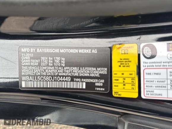 ✅ 2013 BMW Z4 sDrive28i • VIN: WBALL5C58DJ104449 • Lot: 79250174. Wystawiony na Copart z przebiegiem 119 451 mil. Bezpłatny archiwum sprzedaży aukcyjnych z USA i szczegółowy raport historii pojazdu na DreamBid. Zdjęcie 10.