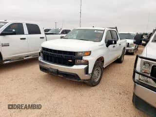 2020 Chevrolet Silverado 1500 Work Truck z VIN 1GCUYAEF5LZ158833, wystawiony jako Copart lot #57109665 z przebiegiem 180 296 mil mil oraz Czysty tytuł • Clean title. Historia ofert i sprzedaży dostępna na DreamBid. Obrazek 1.