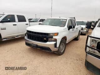 ✅ 2020 Chevrolet Silverado 1500 Work Truck • VIN: 1GCUYAEF5LZ158833 • Lot: 57109665. Listed on Copart with 180,296 mi. Free auction sales archive from the USA and detailed vehicle history report at DreamBid. Image 1.