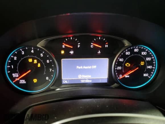 2023 Chevrolet Equinox RS с VIN 3GNAXWEGXPS109679, выставлен на аукционе Copart как лот 66487255 с пробегом 18 100 миль миль и Списание • Salvage title. История ставок и продаж доступна на DreamBid. Изображение 9.