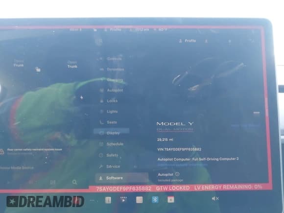 ✅ 2023 Tesla Model Y Performance • VIN: 7SAYGDEF9PF635882 • Lot: 43148094. Wystawiony na IAAI z przebiegiem 29 215 mil. Bezpłatny archiwum sprzedaży aukcyjnych z USA i szczegółowy raport historii pojazdu na DreamBid. Zdjęcie 15.