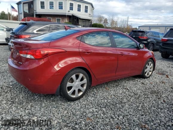 ✅ 2012 Hyundai Elantra GLS • VIN: KMHDH4AE4CU321348 • Lot: 91900335. Listed on Copart with 95,220 mi. Free auction sales archive from the USA and detailed vehicle history report at DreamBid. Image 3.