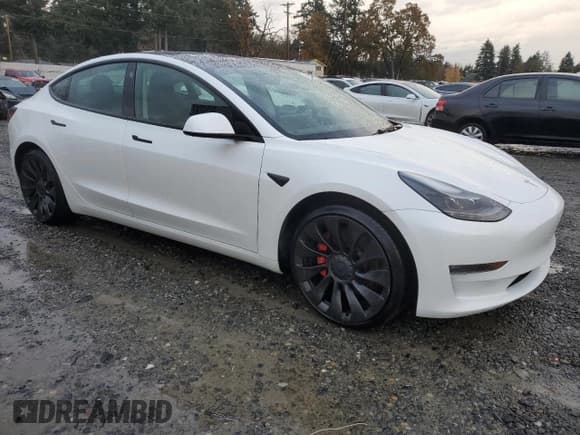 ✅ 2023 Tesla Model 3 Performance • VIN: 5YJ3E1EC1PF426461 • Лот: 91436525. Опубликован ранее на Copart с пробегом 72 667 миль. Бесплатный доступ к архиву аукционных продаж из США и подробный отчёт об истории автомобиля на DreamBid. Изображение 4.