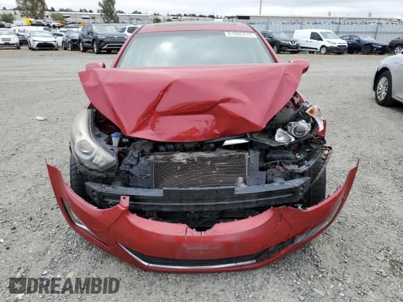 ✅ 2015 Hyundai Elantra SE • VIN: KMHDH4AE2FU226680 • Lot: 81880415. Listed on Copart with 92,155 mi. Free auction sales archive from the USA and detailed vehicle history report at DreamBid. Image 5.