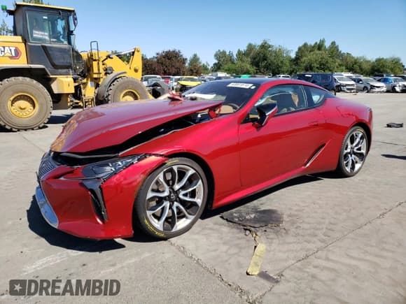 ✅ 2018 Lexus LC 500h • VIN: JTHHP5AY0JA004625 • Lot: 63081874. Listed on Copart with 18,963 mi. Free auction sales archive from the USA and detailed vehicle history report at DreamBid. Image 1.