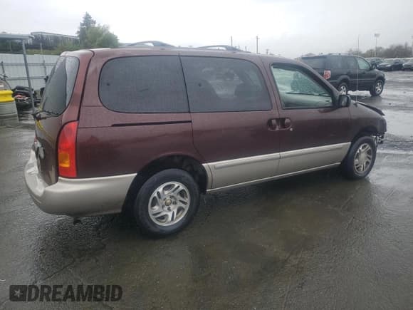 ✅ 2000 Nissan Quest GXE • VIN: 4N2XN11T5YD803774 • Lot: 49010365. Listed on Copart with 121,764 mi. Free auction sales archive from the USA and detailed vehicle history report at DreamBid. Image 3.