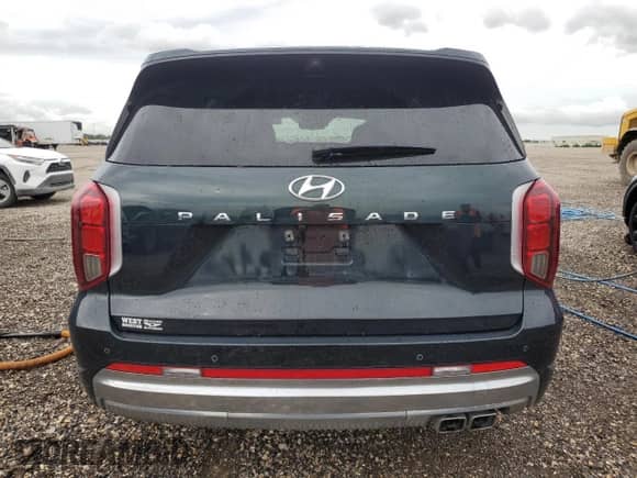 2024 Hyundai Palisade Calligraphy с VIN KM8R74GEXRU671172, выставлен на аукционе Copart как лот 63455104 с пробегом 27 049 миль миль и Списание • Salvage title. История ставок и продаж доступна на DreamBid. Изображение 6.