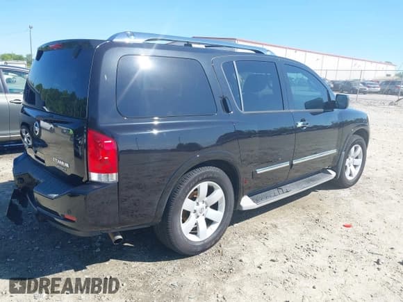✅ 2010 Nissan Armada Titanium • VIN: 5N1BA0ND4AN614440 • Lot: 42163841. Listed on IAAI with 143,895 mi. Free auction sales archive from the USA and detailed vehicle history report at DreamBid. Image 4.