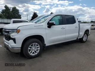 2023 Chevrolet Silverado 1500 LT z VIN 1GCUDDED8PZ283584, wystawiony jako Copart lot #70089215 z przebiegiem 78 638 mil mil oraz Szkoda całkowita • Salvage title. Historia ofert i sprzedaży dostępna na DreamBid. Obrazek 1.