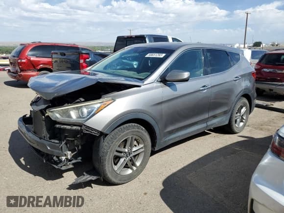 ✅ 2017 Hyundai Santa Fe 2.4L • VIN: 5XYZTDLB2HG404720 • Лот: 58651293. Опубликован ранее на Copart с пробегом 109 000 миль. Бесплатный доступ к архиву аукционных продаж из США и подробный отчёт об истории автомобиля на DreamBid. Изображение 1.