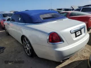 ✅ 2018 Rolls-Royce Dawn • VIN: SCA666D5XJU107625 • Lot: 74533214. Listed on Copart with Not provided. Free auction sales archive from the USA and detailed vehicle history report at DreamBid. Image 2.