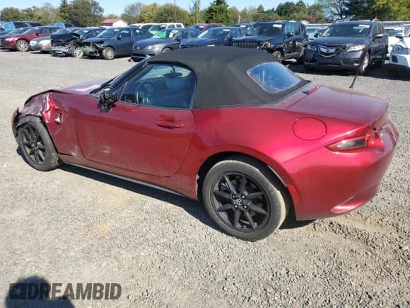 ✅ 2019 Mazda MX-5 Miata Sport • VIN: JM1NDAB7XK0305499 • Lot: 76490064. Listed on Copart with Not provided. Free auction sales archive from the USA and detailed vehicle history report at DreamBid. Image 2.