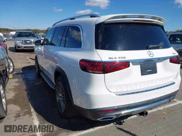 ✅ 2021 Mercedes-Benz GLS 450 • VIN: 4JGFF5KE6MA489448 • Lot: 43583298. Wystawiony na IAAI z przebiegiem 44 912 mil. Bezpłatny archiwum sprzedaży aukcyjnych z USA i szczegółowy raport historii pojazdu na DreamBid. Zdjęcie 3.