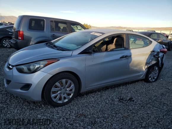 2012 Hyundai Elantra GLS with VIN KMHDH4AEXCU283351, listed as a Copart auction lot 83821414 with 182,868 mi miles and Salvage title. Bid and sale history available at DreamBid. Image 1.