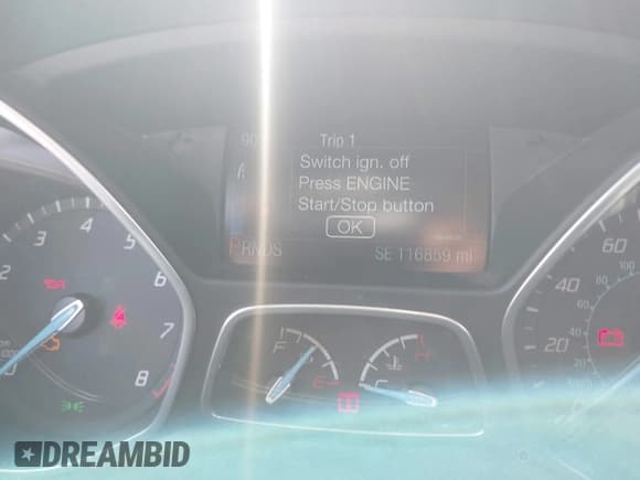 ✅ 2014 Ford Focus Titanium • VIN: 1FADP3N24EL158443 • Lot: 42801477. Listed on IAAI with 116,859 mi. Free auction sales archive from the USA and detailed vehicle history report at DreamBid. Image 7.