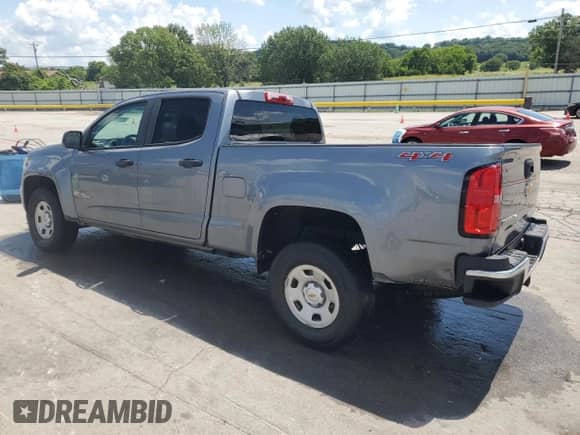 2018 Chevrolet Colorado 4WD Work Truck with VIN 1GCGTBEN2J1255024, listed as a Copart auction lot 63489795 with 60,015 mi miles and Salvage title. Bid and sale history available at DreamBid. Image 2.