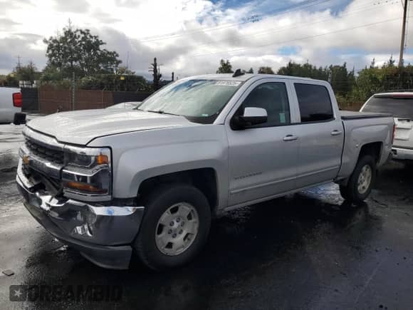 2017 Chevrolet Silverado 1500 LT z VIN 3GCUCRERXHG480172, wystawiony jako Copart lot #81976525 z przebiegiem 102 958 mil mil oraz Szkoda całkowita • Salvage title. Historia ofert i sprzedaży dostępna na DreamBid. Obrazek 1.