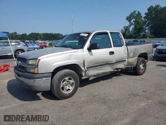 2004 Chevrolet Silverado 1500 с VIN 2GCEK19T541282410, выставлен на аукционе Copart как лот 62725075 с пробегом Не указан миль и Списание • Salvage title. История ставок и продаж доступна на DreamBid. Изображение 1.