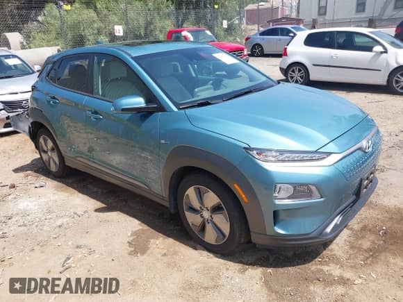 2019 Hyundai Kona Limited z VIN KM8K33AG3KU023423, wystawiony jako IAAI lot #42483882 z przebiegiem 79 345 mil mil oraz . Historia ofert i sprzedaży dostępna na DreamBid. Obrazek 1.