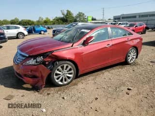 2013 Hyundai Sonata SE with VIN 5NPEC4AB4DH544496, listed as a Copart auction lot 81321085 with 37,793 mi miles and Salvage title. Bid and sale history available at DreamBid. Image 1.