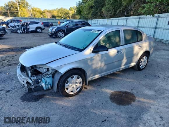 2010 Chevrolet Cobalt LS with VIN 1G1AB5F55A7244825, listed as a Copart auction lot 89654505 with 101,779 mi miles and Salvage title. Bid and sale history available at DreamBid. Image 1.
