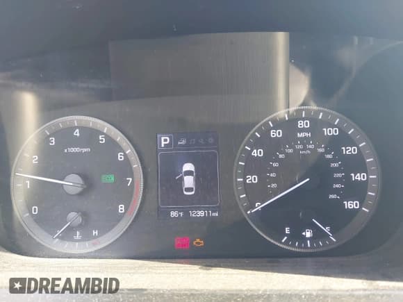 ✅ 2016 Hyundai Sonata 2.4L • VIN: 5NPE24AF0GH316764 • Лот: 43704488. Опубликован ранее на IAAI с пробегом 123 911 миль. Бесплатный доступ к архиву аукционных продаж из США и подробный отчёт об истории автомобиля на DreamBid. Изображение 7.