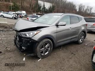 ✅ 2017 Hyundai Santa Fe 2.4L • VIN: 5NMZUDLB1HH002383 • Лот: 39117593. Опубликован ранее на Copart с пробегом Не указан. Бесплатный доступ к архиву аукционных продаж из США и подробный отчёт об истории автомобиля на DreamBid. Изображение 1.