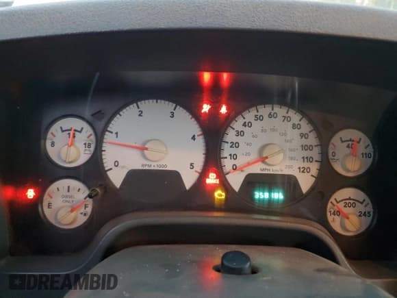 ✅ 2006 Dodge 3500 SLT • VIN: 3D7ML48C06G178841 • Lot: 80044024. Listed on Copart with 358,186 mi. Free auction sales archive from the USA and detailed vehicle history report at DreamBid. Image 9.