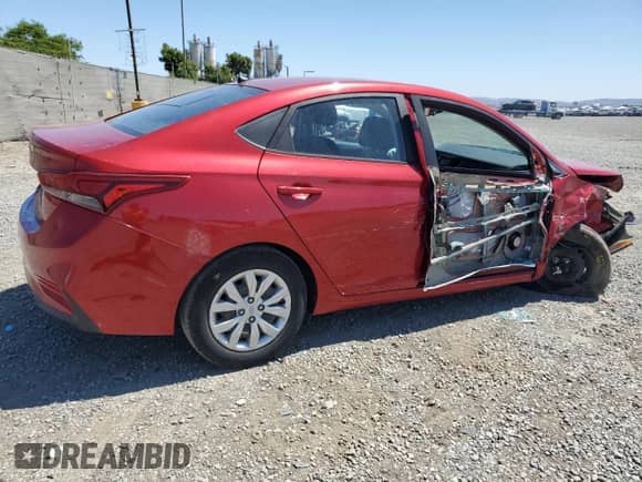 2019 Hyundai Accent SE with VIN 3KPC24A34KE076399, listed as a Copart auction lot 57695645 with 92,665 mi miles and Salvage title. Bid and sale history available at DreamBid. Image 3.