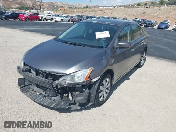 ✅ 2015 Nissan Sentra S • VIN: 3N1AB7AP2FY308498 • Lot: 43256921. Listed on IAAI with 83,637 mi. Free auction sales archive from the USA and detailed vehicle history report at DreamBid. Image 2.