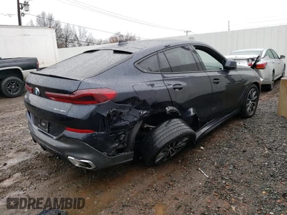 ✅ 2023 BMW X6 xDrive40i • VIN: 5UXCY6C0XP9N52887 • Лот: 41727383. Опубликован ранее на Copart с пробегом 16 760 миль. Бесплатный доступ к архиву аукционных продаж из США и подробный отчёт об истории автомобиля на DreamBid. Изображение 3.