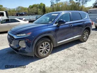 ✅ 2019 Hyundai Santa Fe SE • VIN: 5NMS2CAD5KH115167 • Lot: 48604034. Wystawiony na Copart z przebiegiem 72 563 mil. Bezpłatny archiwum sprzedaży aukcyjnych z USA i szczegółowy raport historii pojazdu na DreamBid. Zdjęcie 1.