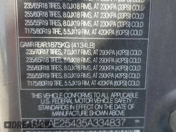 ✅ 2005 Land Rover LR3 SE • VIN: SALAE25435A334837 • Лот: 71404784. Опубликован ранее на Copart с пробегом Не указан. Бесплатный доступ к архиву аукционных продаж из США и подробный отчёт об истории автомобиля на DreamBid. Изображение 12.