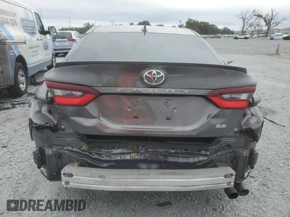 2024 Toyota Camry SE with VIN 4T1T11AK8RU851884, listed as a Copart auction lot 82341125 with 32,168 mi miles and Salvage title. Bid and sale history available at DreamBid. Image 6.