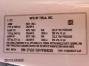 ✅ 2023 Tesla Model 3 • VIN: 5YJ3E1EA1PF684526 • Лот: 50915345. Опубликован ранее на Copart с пробегом 14 109 миль. Бесплатный доступ к архиву аукционных продаж из США и подробный отчёт об истории автомобиля на DreamBid. Изображение 15.