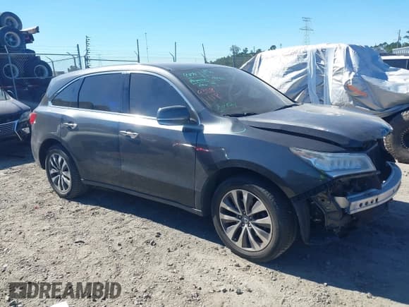 ✅ 2016 Acura MDX Technology • VIN: 5FRYD4H40GB010060 • Lot: 43581118. Listed on IAAI with 130,968 mi. Free auction sales archive from the USA and detailed vehicle history report at DreamBid. Image 13.