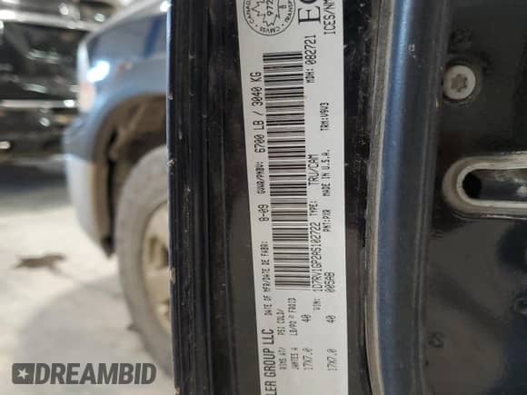 2010 Dodge 1500 ST z VIN 1D7RV1GP2AS102722, wystawiony jako Copart lot #81904244 z przebiegiem 138 515 mil mil oraz Szkoda całkowita • Salvage title. Historia ofert i sprzedaży dostępna na DreamBid. Obrazek 12.