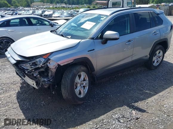 ✅ 2021 Toyota RAV4 Hybrid XLE • VIN: 4T3RWRFV8MU046559 • Лот: 42744554. Опубликован ранее на IAAI с пробегом 36 274 миль. Бесплатный доступ к архиву аукционных продаж из США и подробный отчёт об истории автомобиля на DreamBid. Изображение 2.