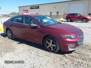 2016 Chevrolet Malibu LS with VIN 1G1ZB5ST9GF170413, listed as a IAAI auction lot 43458523 with 140,477 mi miles and . Bid and sale history available at DreamBid. Image 1.